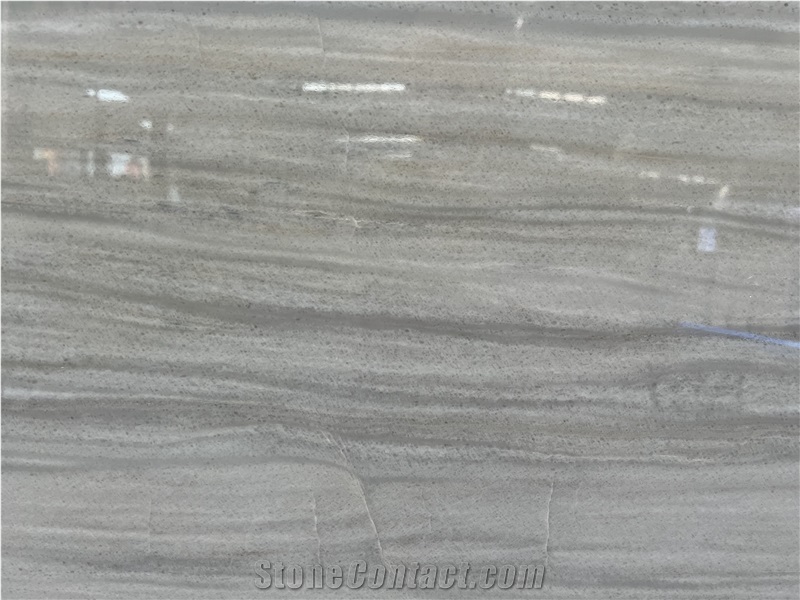 Greek White Wood  Marble Slabs