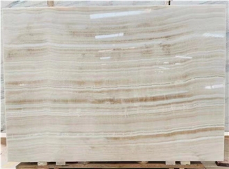 Pakistan White Wooden Onyx Slabs  Wall Tiles
