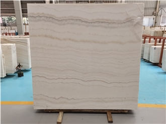 Pakistan White Wooden Onyx Slabs  Wall Tiles