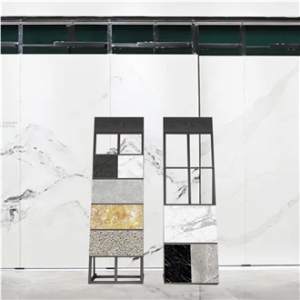 Customizable Multi-Level Black Metal Display Racks