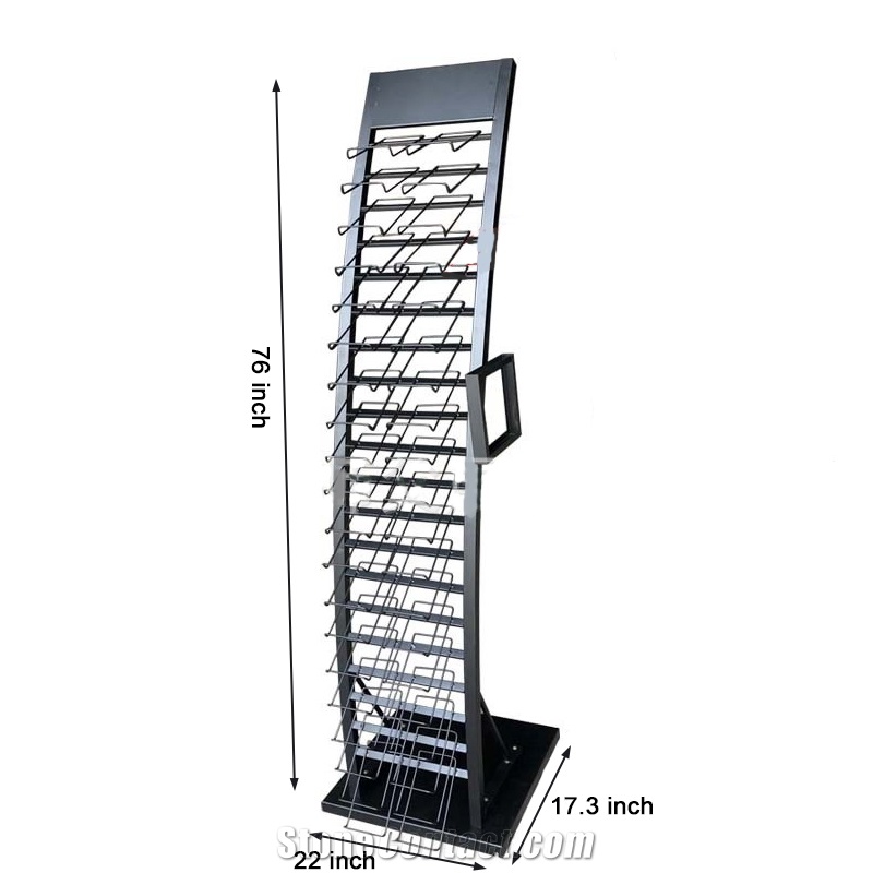 Metal Display Racks For Tile Store With Multi-Level Customiz