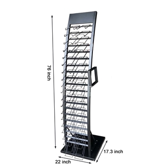 Metal Display Racks For Tile Store With Multi-Level Customiz