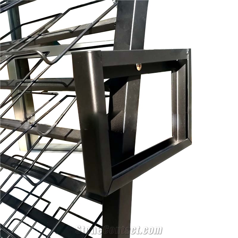Metal Display Racks For Tile Store With Multi-Level Customiz