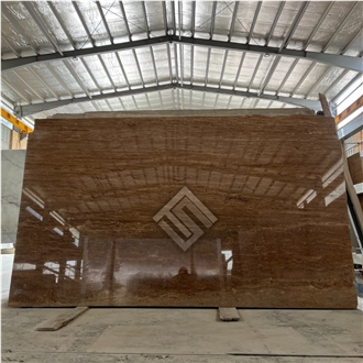 Brown Travertine Slabs