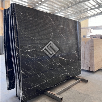 Persian Nero Marble Slabs, Tiles