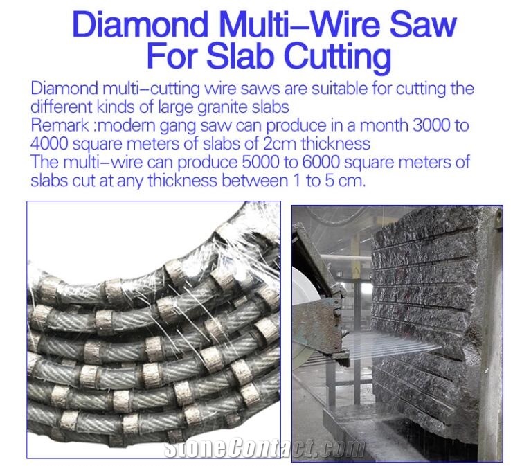 7.3Mm Diamond Multi-Wire Saw For Stone Processing