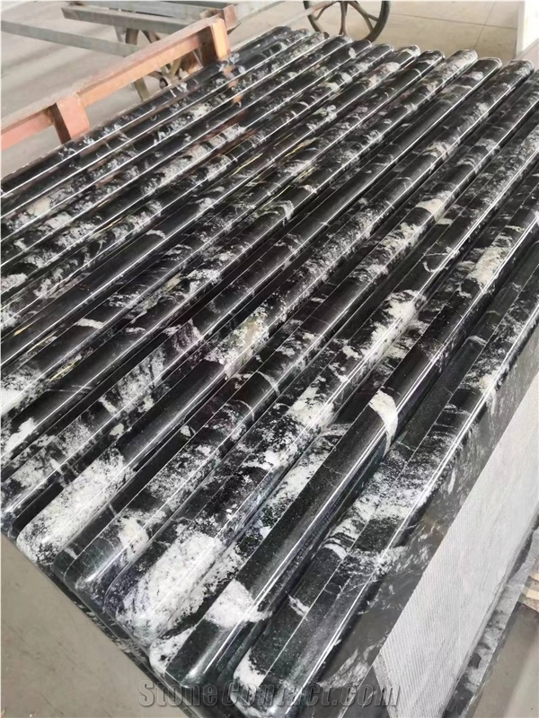 Manhattan Black Granite Stone Tops Bathroom Countertop