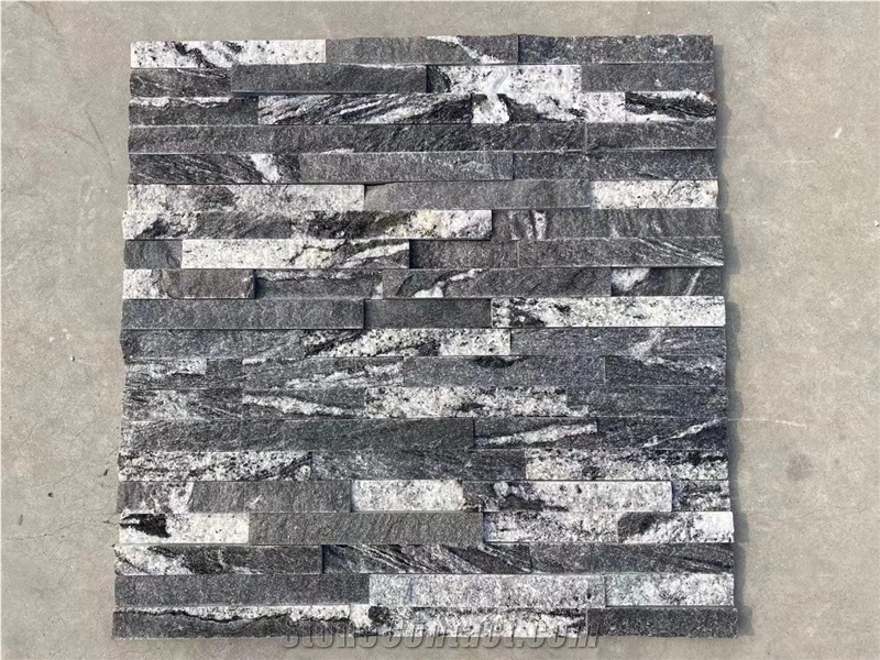 Manhattan Black Granite Stone Veneer