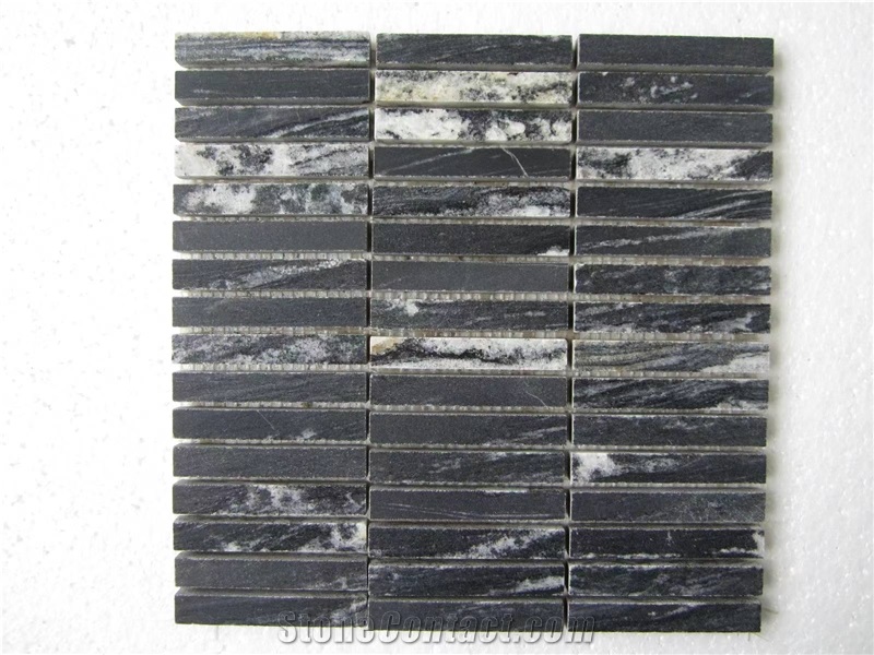 Manhattan Black Granite Stone Veneer