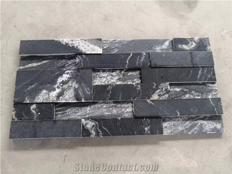 Manhattan Black Granite Stone Veneer