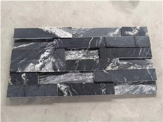 Manhattan Black Granite Stone Veneer