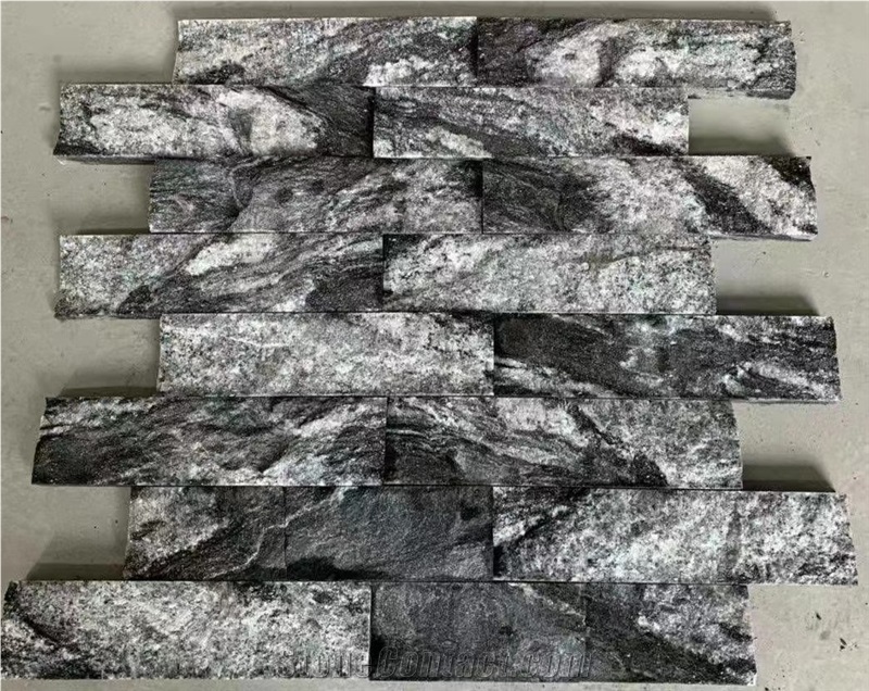 Manhattan Black Granite Stone Veneer