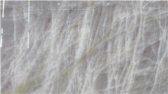 Translucent Pink Crystal Quartzite Stone Slab Floor Tiles