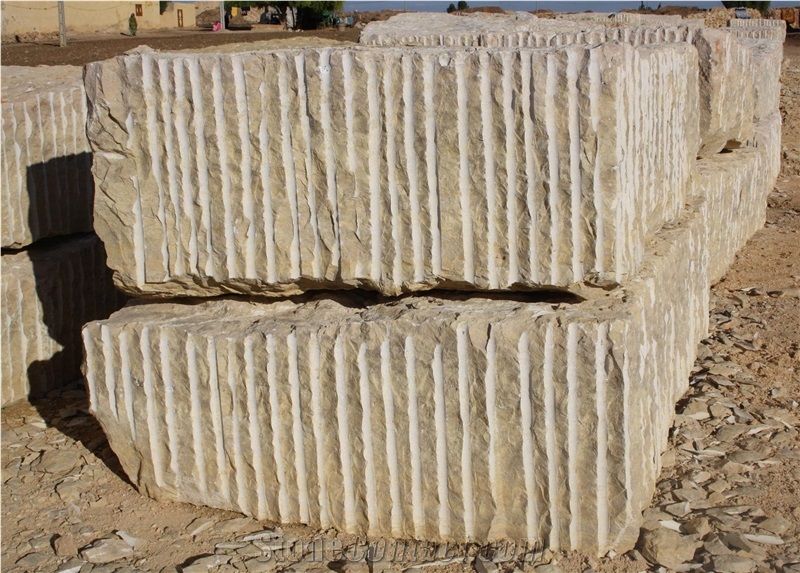 Jaune Boujaad - Yellow California Limestone Blocks