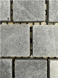 Black Cobble On Mesh