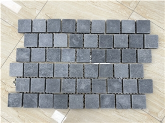 Black Cobble On Mesh