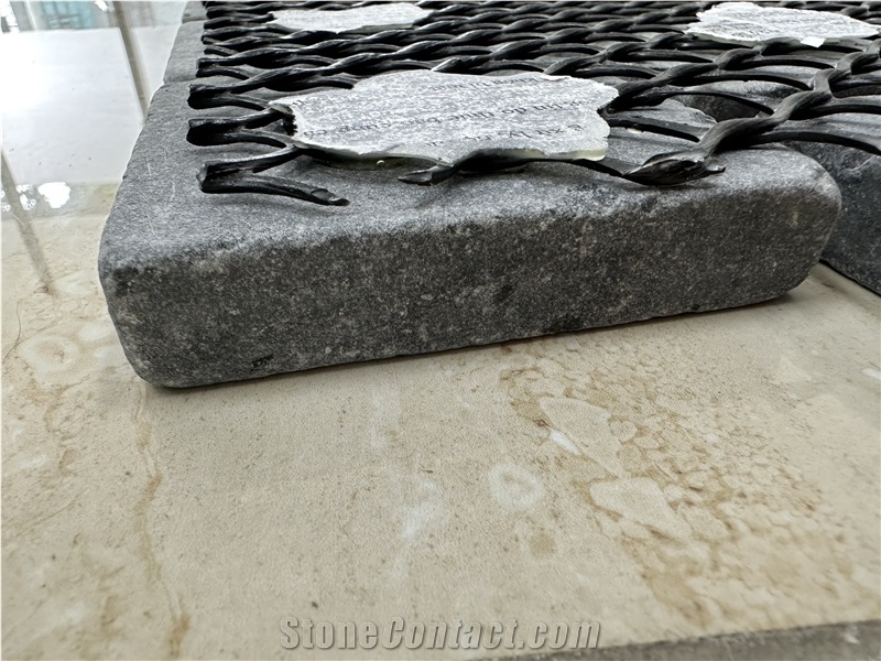 Black Cobble On Mesh