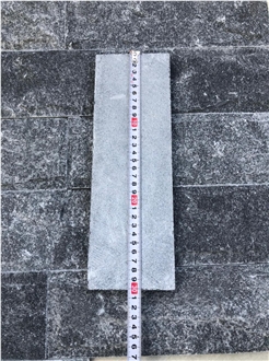 Black Quartzite Waterfall Ledge Stone Cladding Panels