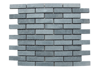 Blue Stone Cobble Stones On Mesh