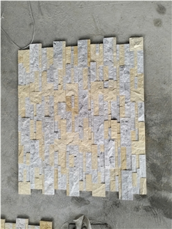 Ledger Stone ( Yellow Mix Milky White)  Stone Veneer
