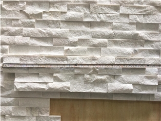 Milky White Marble Stone Veneer
