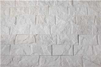 Milky White Split Suface  Stone Veneer