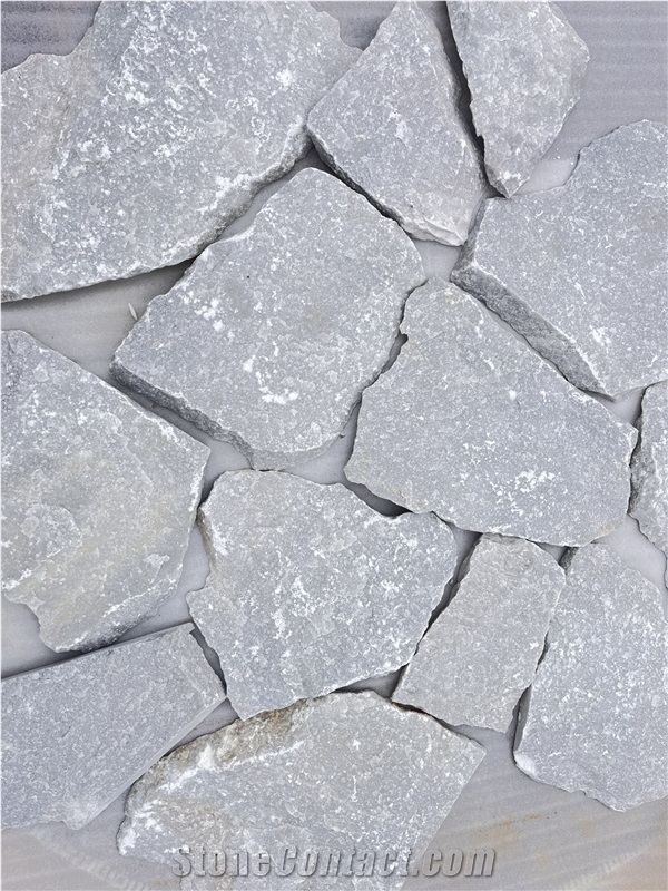 Nado Grey Marble Wall Cladding Loose Stone, Ledge Stone