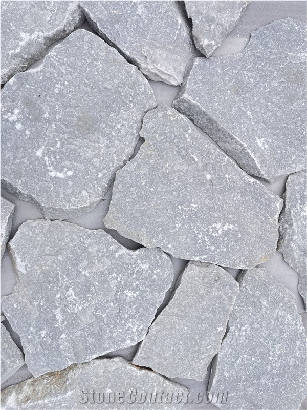 Nado Grey Marble Wall Cladding Loose Stone, Ledge Stone