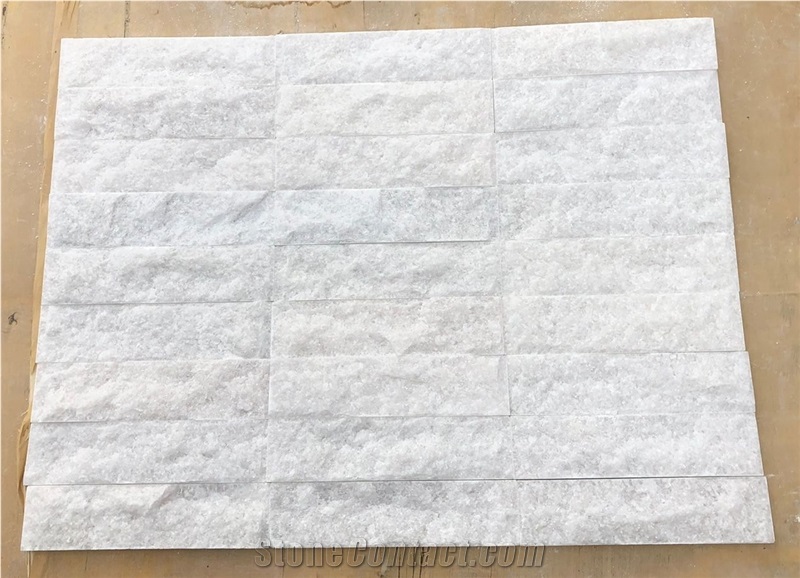 Natural White Quartzite Wall Cladding Panels