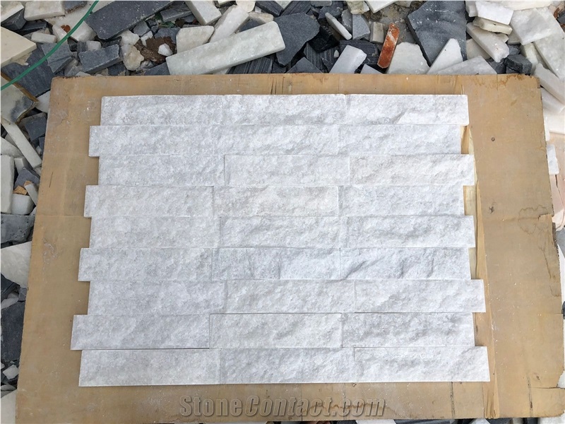 Natural White Quartzite Wall Cladding Panels