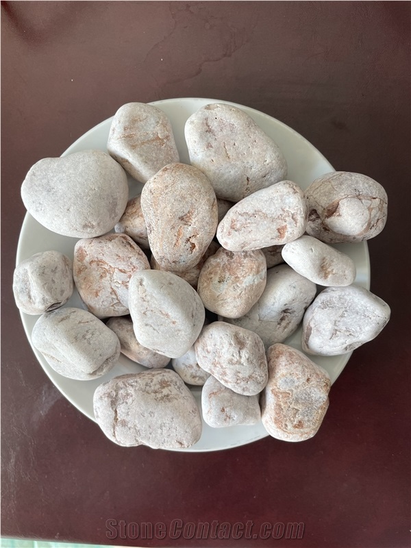 Tumbled Savannah Pink Pebbles Stone