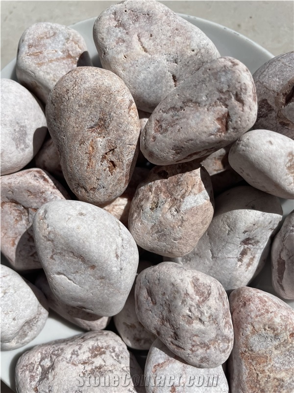Tumbled Savannah Pink Pebbles Stone