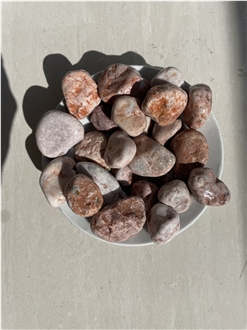 Tumbled Savannah Pink Pebbles Stone