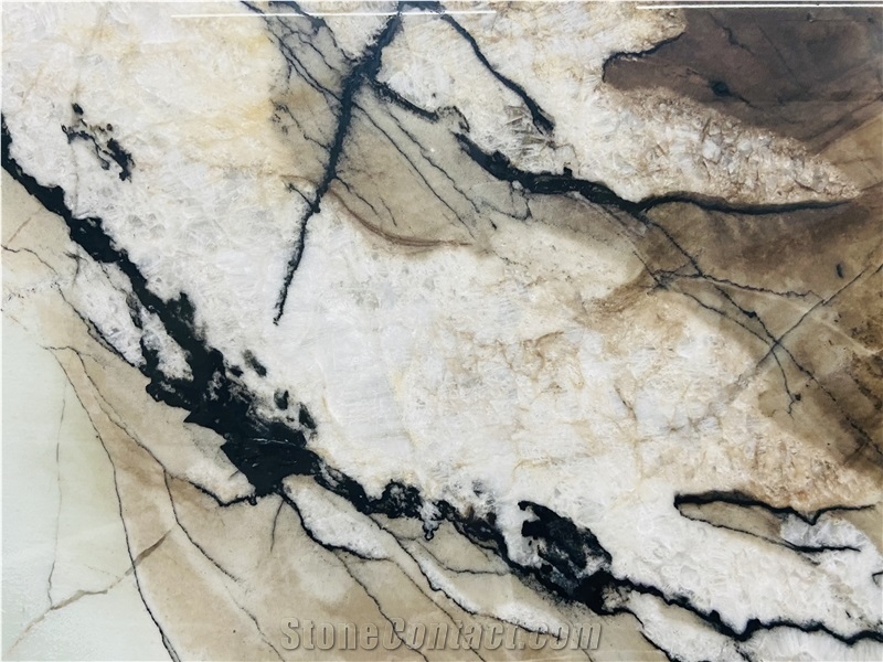 Accquamare Crystal Quartzite Slabs