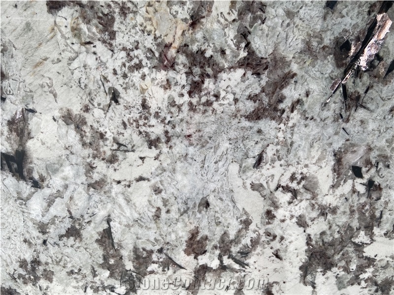 Blue Alaska Granite Slabs Polished Surface