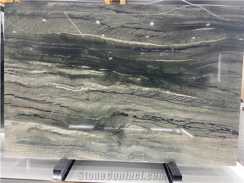 Calacatta Cielo Marble Slabs Polished Surface