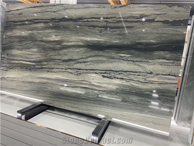 Calacatta Cielo Marble Slabs Polished Surface