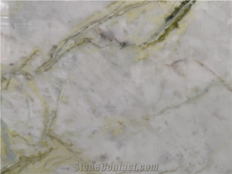 Dynasty White Marble Slabs Polished Surface