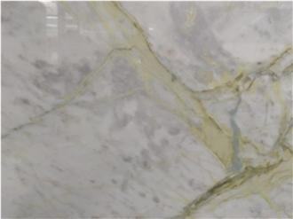 Dynasty White Marble Slabs Polished Surface