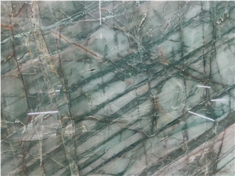 Emerald Green Quartzite Slabs For Furniture Table Top