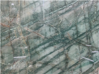 Emerald Green Quartzite Slabs For Furniture Table Top