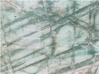 Emerald Green Quartzite Slabs For Furniture Table Top
