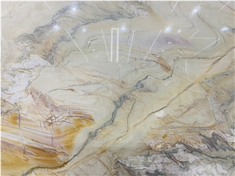 Evora Gold Quartzite Slabs