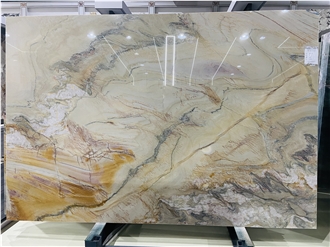 Evora Gold Quartzite Slabs