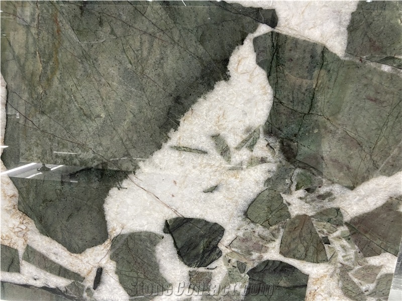 Fushsite Crystal Quatzite Slabs