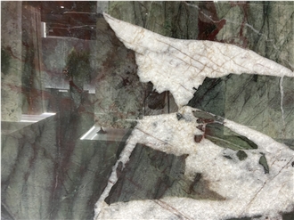 Fushsite Crystal Quatzite Slabs