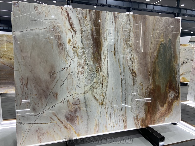 Ijen Blue Quartzite For Feature Wall Decor   Slabs