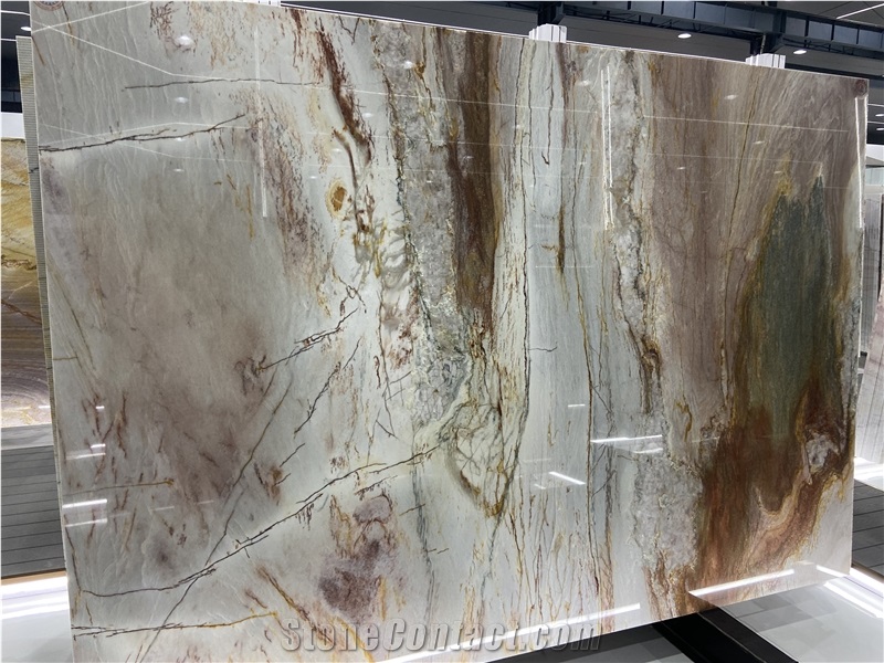 Ijen Blue Quartzite For Feature Wall Decor   Slabs
