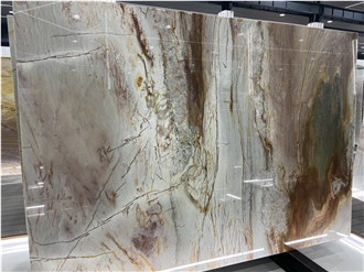 Ijen Blue Quartzite For Feature Wall Decor   Slabs