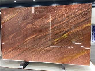 Mirage Red Quartzite Slabs For Wall Decor Mirage Red Quartzite Slabs For Wall Decor
